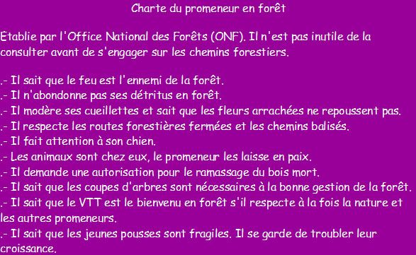 Charte du promeneur